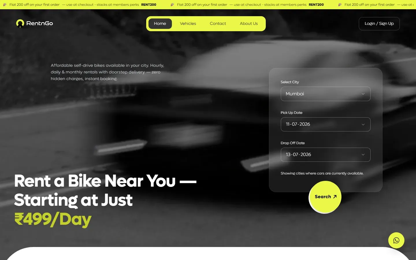 RentNGo - Vehicle Rental